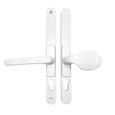 VERSA Lever Pad UPVC Multipoint Adjustable Door Handles - 62-95mm PZ Sprung 260mm Screw Centres