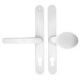 TSS Lever Moveable Pad UPVC Multipoint Door Handles - 68mm PZ Sprung 215mm Screw Centres