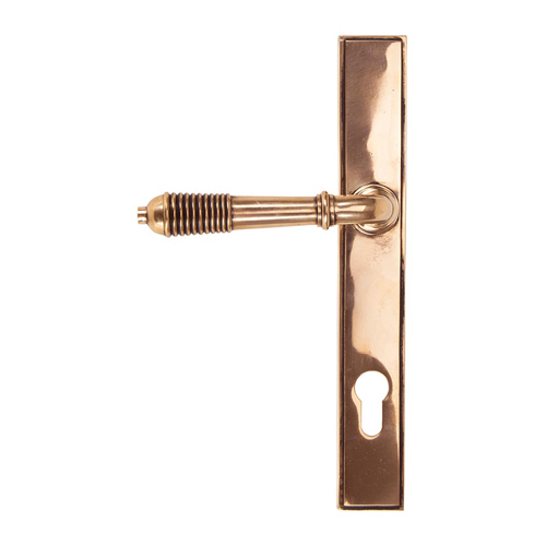 From the Anvil Reeded Lever Lever Multipoint Door Handles - 92mm PZ Sprung 212mm Screw Centres (LEAD TIME: 2-3 DAYS)