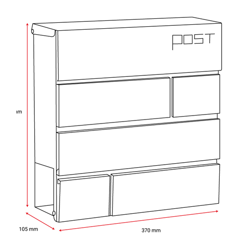 Phoenix MB0120 Series Letter Boxes (LEAD TIME: 2-3 DAYS)