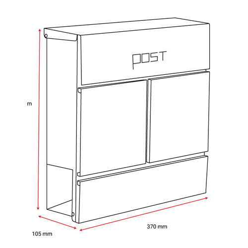 Phoenix MB0120 Series Letter Boxes (LEAD TIME: 2-3 DAYS)