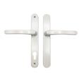 TSS Blank External Lever Lever UPVC Multipoint Door Handles - 92mm PZ Sprung 210mm Screw Centres