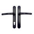 TSS Blank External Lever Lever UPVC Multipoint Door Handles - 92mm PZ Sprung 210mm Screw Centres