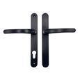 TSS Blank External Lever Lever UPVC Multipoint Door Handles - 92mm PZ Sprung 215mm Screw Centres