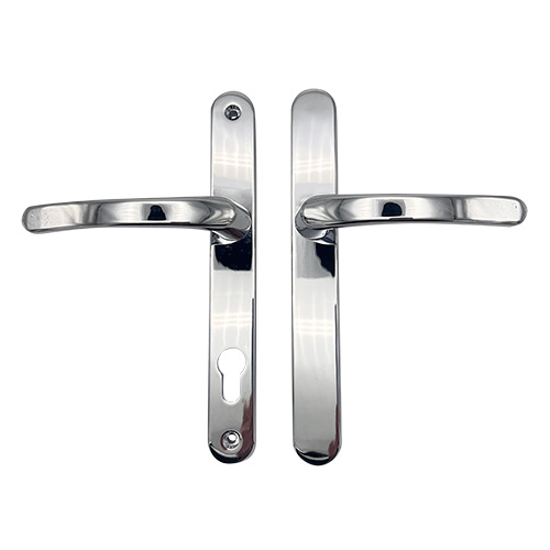 TSS Blank External Lever Lever UPVC Multipoint Door Handles - 92mm PZ Sprung 215mm Screw Centres