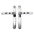 TSS Blank External Lever Lever UPVC Multipoint Door Handles - 92mm PZ Sprung 215mm Screw Centres