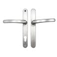 TSS Blank External Lever Lever UPVC Multipoint Door Handles - 92mm PZ Sprung 215mm Screw Centres