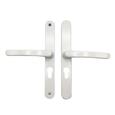 TSS Lever Lever UPVC Multipoint Door Handles - 48mm PZ - Sprung - 215mm Screw Centres