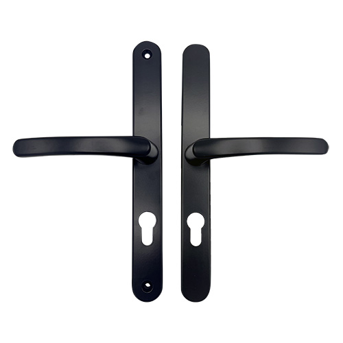 TSS Lever Lever UPVC Multipoint Door Handles - 70mm PZ - Sprung - 240mm Screw Centres