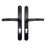 TSS Lever Lever UPVC Multipoint Door Handles - 70mm PZ - Sprung - 240mm Screw Centres