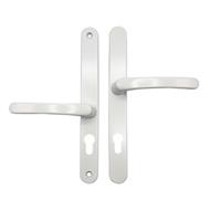 TSS LeverLever Offset UPVC Multipoint Door Handles - 48/87mm PZ - Sprung - 240mm Screw Centres