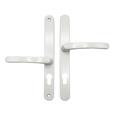 TSS LeverLever Offset UPVC Multipoint Door Handles - 48/87mm PZ - Sprung - 240mm Screw Centres