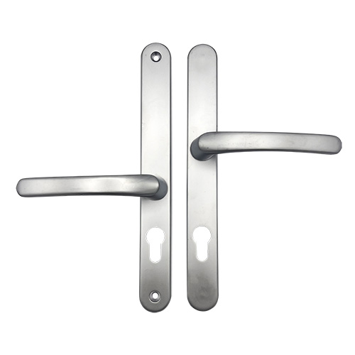 TSS LeverLever Offset UPVC Multipoint Door Handles - 48/87mm PZ - Sprung - 240mm Screw Centres