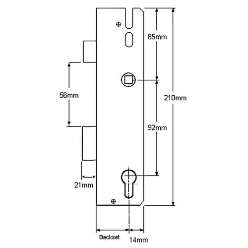 KFV Genuine Multipoint Gearbox - Lift Lever