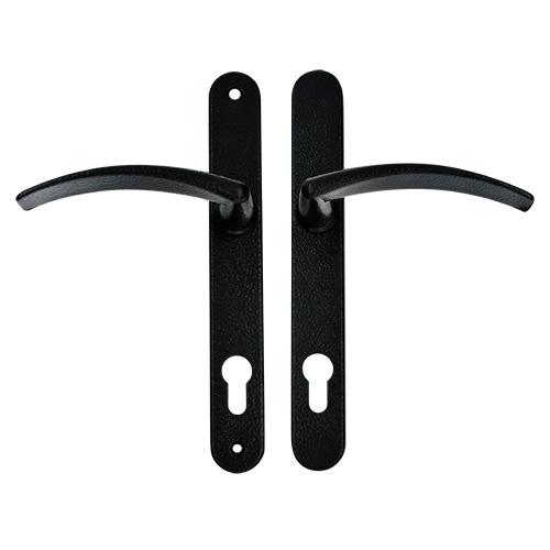 TSS Traditional Style Lever Lever UPVC Multipoint Door Handles - 92mm PZ Sprung 210mm Screw Centres