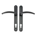 TSS Traditional Style Lever Lever UPVC Multipoint Door Handles - 92mm PZ Sprung 210mm Screw Centres