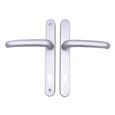 TSS DDA/EA Compliant Lever Lever UPVC Multipoint Door Handles - 92mm PZ Sprung 210mm Screw Centres