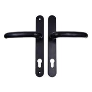 TSS DDA/EA Compliant Lever Lever UPVC Multipoint Door Handles - 92mm PZ Sprung 210mm Screw Centres